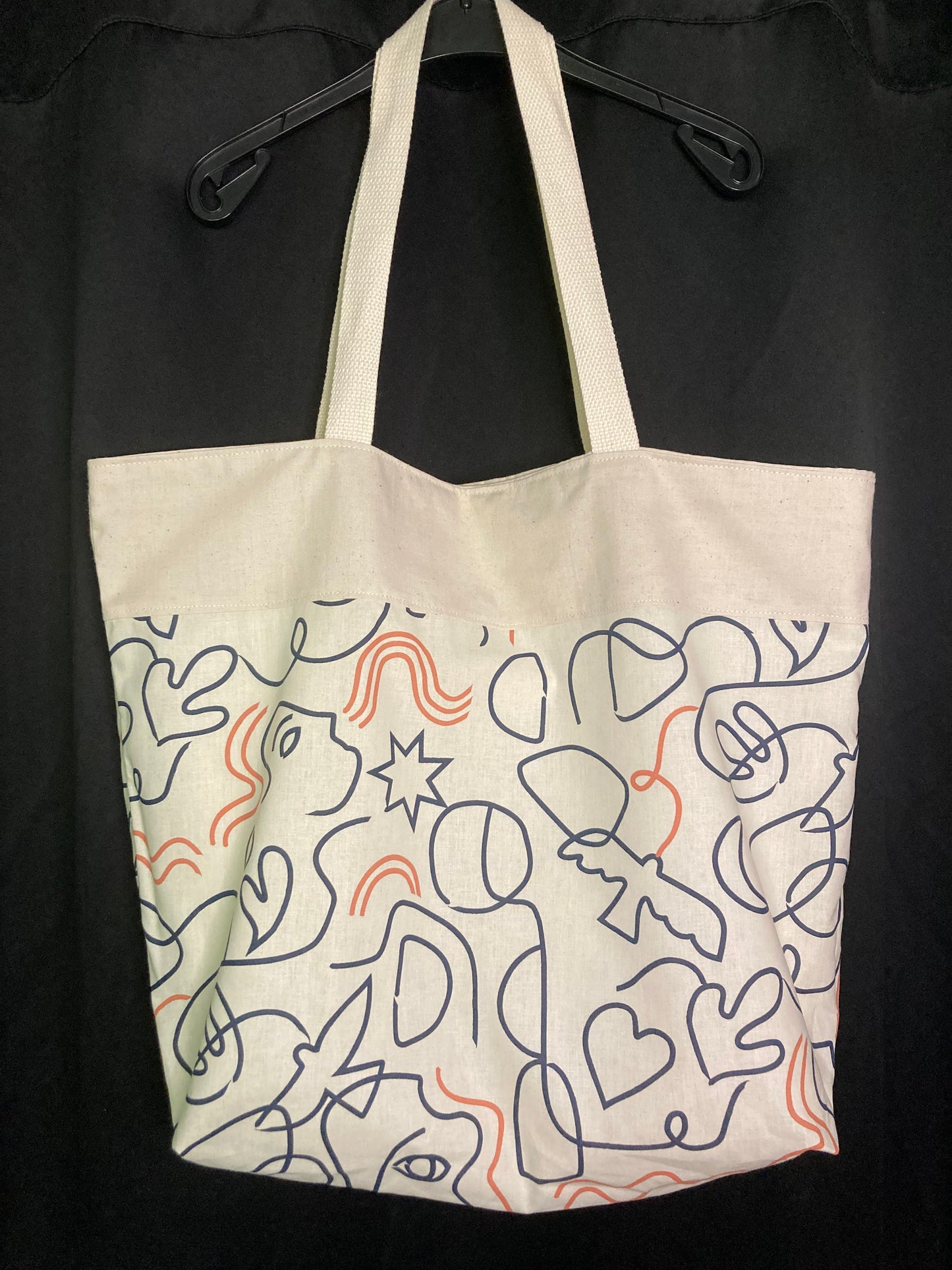 Sac tissu fait main 100% Oeko-tex