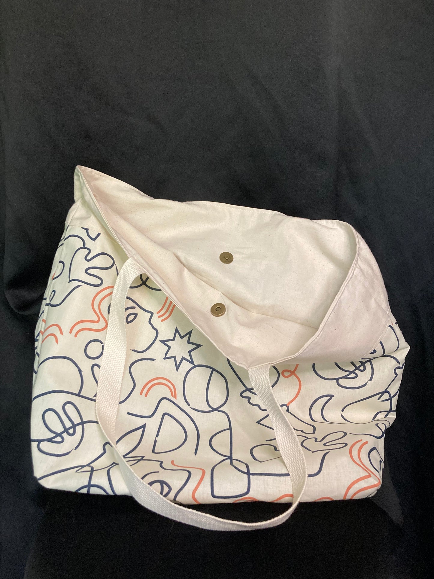 Sac tissu fait main 100% Oeko-tex