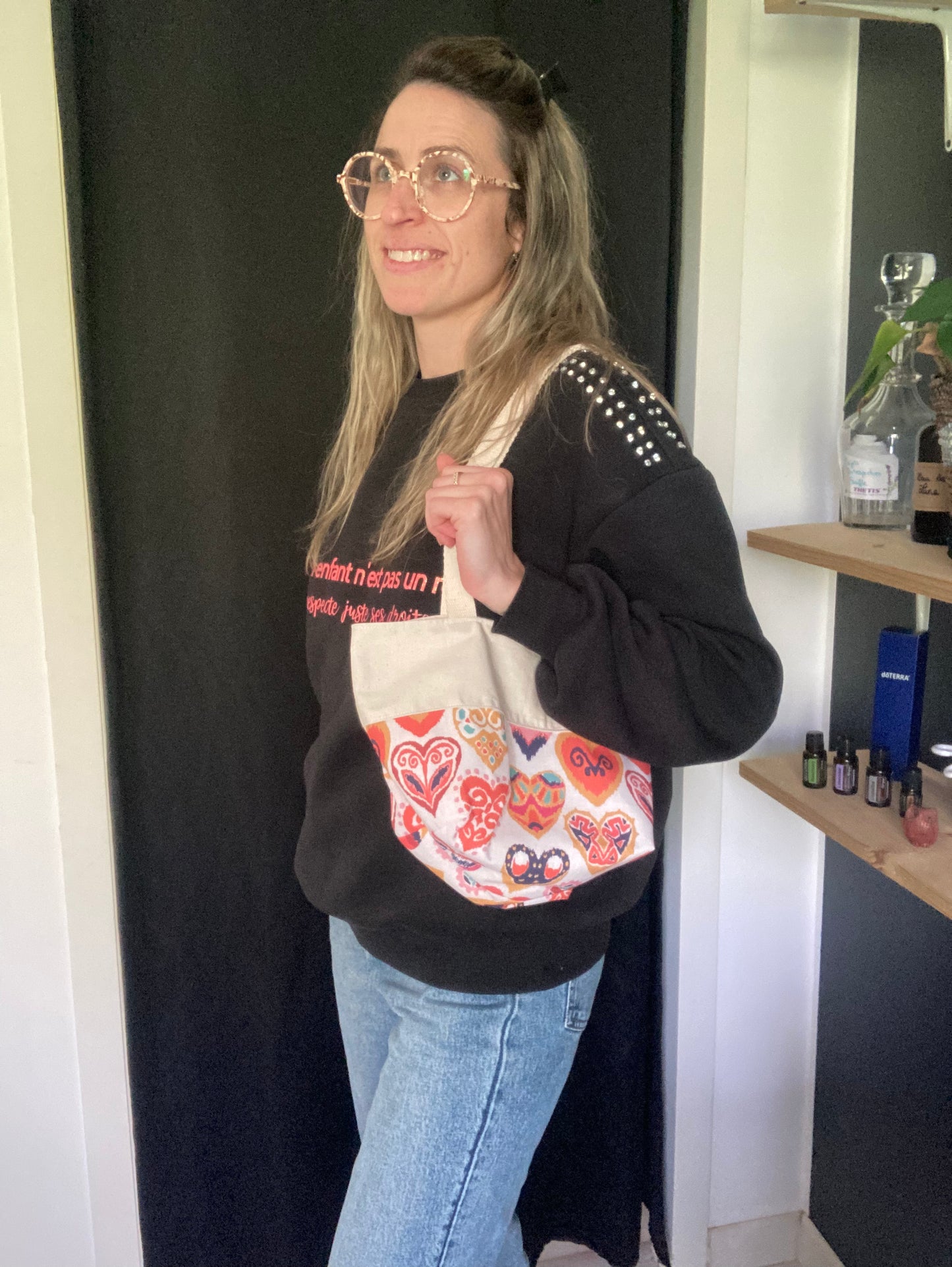 Sac tissu fait main 100% Oeko-tex